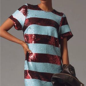 NWT Anthropologie Sequin mini dress MAEVE by Anthropologie small.